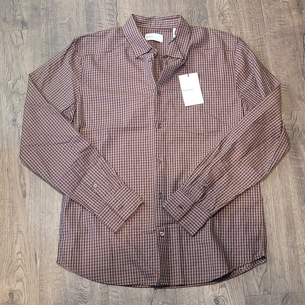 BLDWN Men's small longsleeve button down. New with tags.